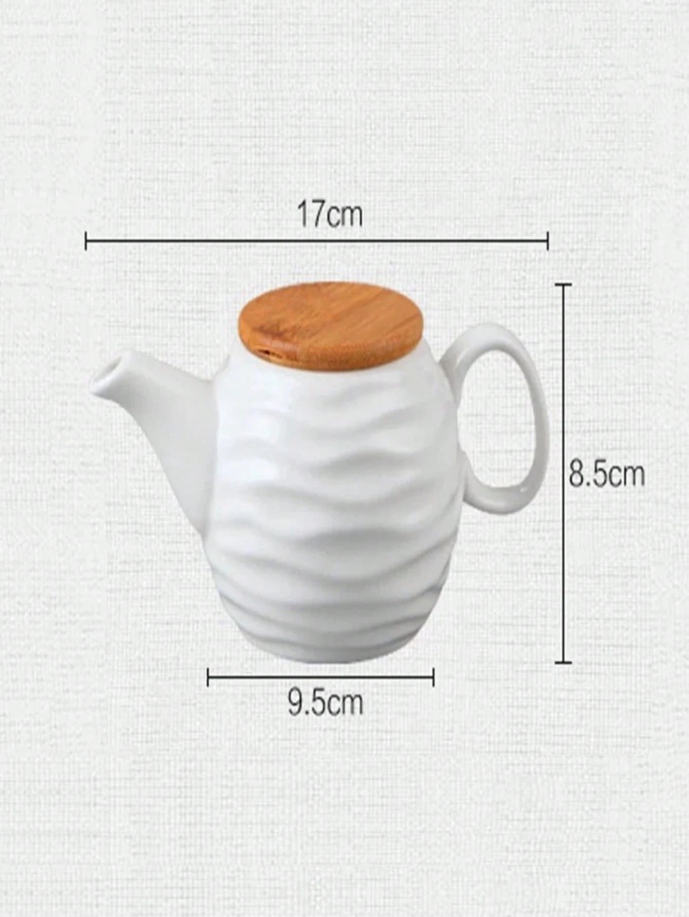 Kit Com 2 Peças Porta Mantemento em Cerâmica com bandeja colher de bambu