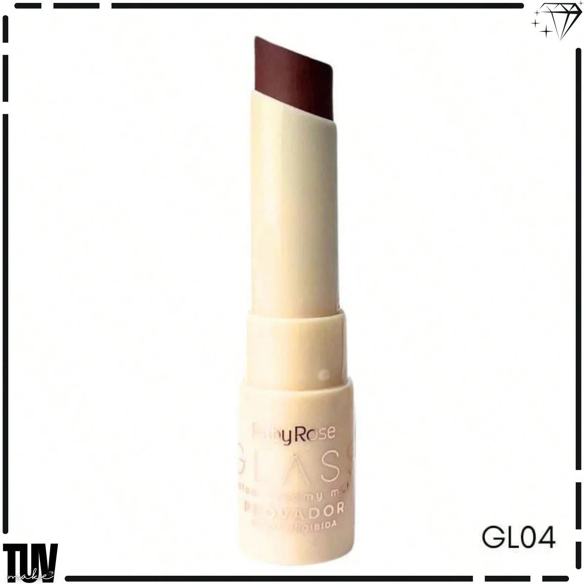 Batom Creamy Matte Glass Ruby Rose Aveludado Resistente Água Festa Junina