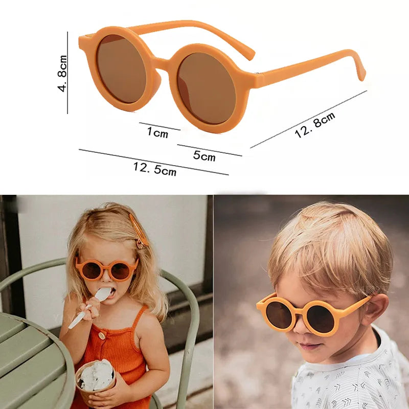 Crianças - Óculos de Sol Vintage Clássico Proteção UV