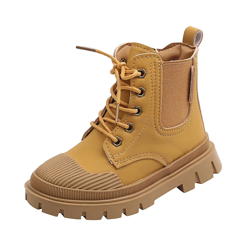 Bota Infantil Masculina Cadarço e Zíper