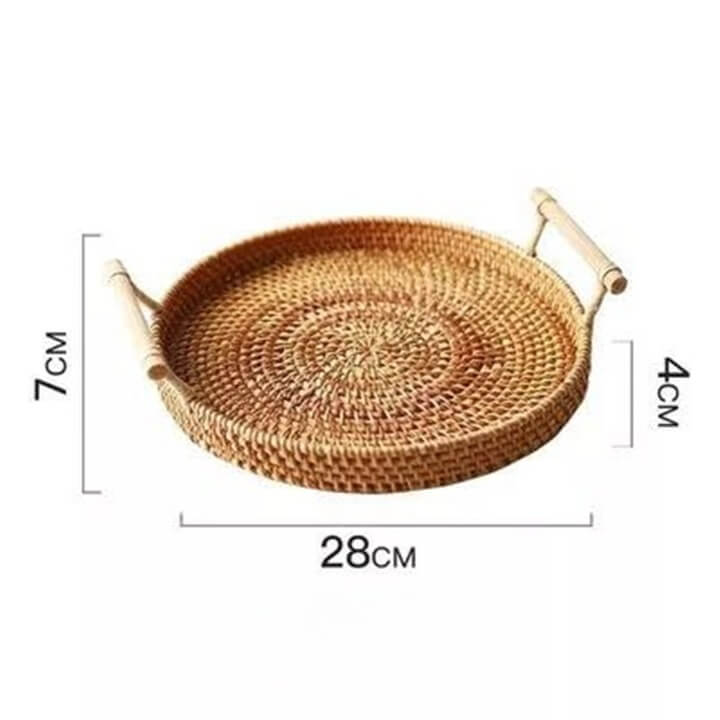 cesto rattan palha